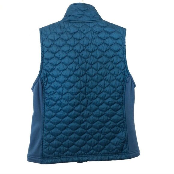 L.L. Bean Quilted Blue Thisulate Vest Size S - Picture 2 of 3